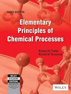 Elementry Principles of Chemical Processes (with CD) 3rd Edition