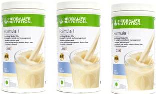 Herbalife Nutrition Formula 1 Nutritional Shake Kulfi Flavor Combo Pack Of 3 For Weight Loss Nutrition Drink