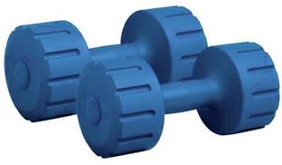 SUS PVC Dumbell Set Combo Home Gym 4 x 2 = 08 KG (Blue) Fixed Weight Dumbbell