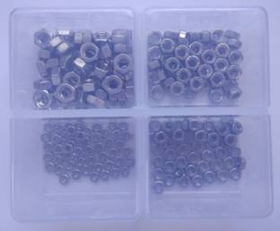 GSK Cut Nut S202 Hex Nut 200 pcs, M3 / M4 / M5 / M6 Set Kit