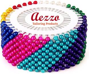 Aezzo Plastic Pearl Head, Stainless Steel  Pins