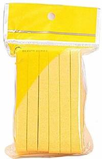AVEU Facial Cleaning Wash Puff Sponge 12 Stick Face Cleansing Pad Soft,Yellow, 30 Grams, Pack Of 1