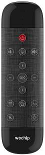 Wechip W2 Pro Backlit Voice Remote 2.4G Wireless Smart TV Remote Control Wireless Keyboard for Android TV Box/PC/Smart TV/Projector/All-in-one PC All Brands With Working USB Port Remote Controller