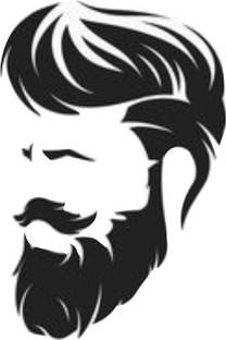 Sahaj Décor 41 cm Handsome Beard Magnetic Sticker