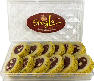 Singla Kaju Casata Burfi Sweets 175g Box