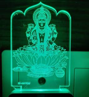 Super Ajanta Laxmiji Code:E004 3d Night Lamp Night Lamp