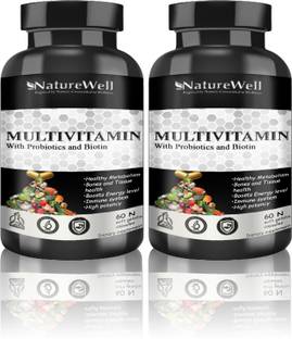 Naturewell Ultra Multivitamin, Multiminerals, Nutrition (Sivler)(120 capsules)