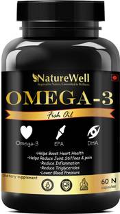 Naturewell Ultra Fish Oil (Double Strength) Omega 3 Fatty Acids with EPA 360 mg DHA 240 mg