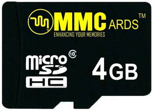 MMCards M50004 Ultra U1 4 GB MicroSD Card Class 10 90 MB/s  Memory Card Compatible with Mobile