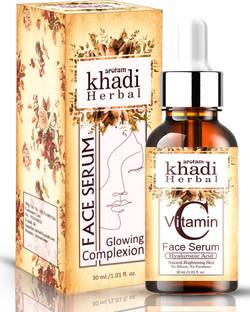 Srotam Herbal Vitamin C Facial Serum makes skin Naturally Brighter with Hyaluronic Acid