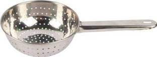 Breyers Strainer with Hole Bowl/Poha Jara Stainless Steel Handheld Colander Collapsible Colander