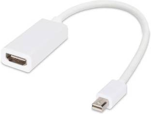 Generix HDMI Adapter 0.2 m Mini Display Port To Hdmi Adapter Cable For Macbook, Macbook Pro, Imac, Macbook Air, Mac Mini Laptop