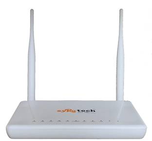 Syrotech SY-G/EPON-1110-WDONT Wireless Router 2.4 GHz 300 Mbps Wifi Speed Single Band Internal Antenna Ethernet (Cable Broadband)