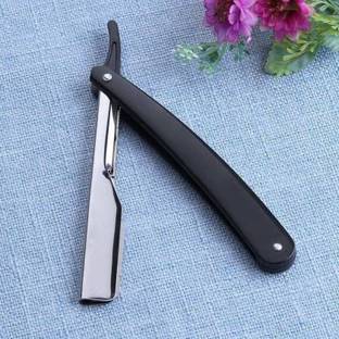 Anjali Creations Professional Barber's Design Plastic Handle Razor Blade Holder Stainless Steel, Men