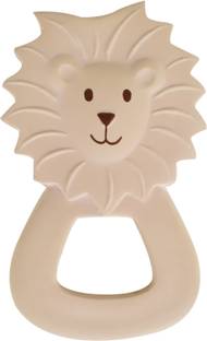 Tikiri Toys LionNatural Rubber Teether Rattle