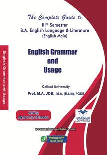 ENGLISH GRAMMAR & USAGE ( 3rd Semester BA English Language & Literature Calicut University)