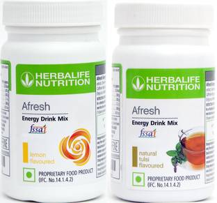 Herbalife Nutrition Afresh Energy and Nutrition Drink Tulsi-Lemon Energy Drink