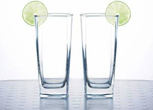 AFAST (Pack of 3) Transparent Multi Use Drinking Glass Set For Water, Juice, Milk, Shake, Cold Drink, Home, Bar -A7 Glass Set Water/Juice Glass