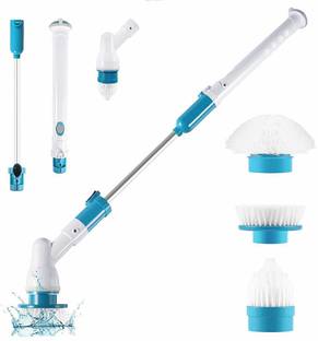 PYU ENJOY SHOPPING Rotating Electric 360 Cordless Bathtub & Tile Scrubber Movable Surface Cleaner Fiber Wet Brush