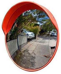 Ladwa Unbreakable 32 Inch/800mm Diameter Wide Angle Convex Mirror/Security Mirror/Traffic Mirror for Road Safety with Installation Kit & Adjustable Fixing Bracket (Nuts & Bolts) Rearview Radar Mirror