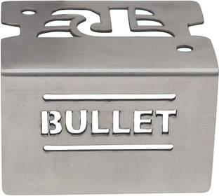 Ramanta Stainless Steel Bike Front Disc Brake Fluid Reservoir Cap Cover Guard Protector - Pack of 1 Bike Crash Guard