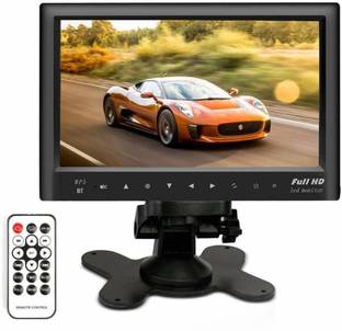 JBRIDERZ 7 Inch Bluetooth Rear View LED Monitor Dashboard Screen MP3,MP5,Bluetooth, FM/Hi-Fi Amp Radio for All Cars SUV/Trucks Black LED