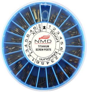 NMD NEXUS MEDODENT NMD Titanium Screw Post Swizz - 120pcs + 2 Key Surgical Plier