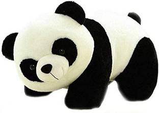 Rk PANDA TEDDY BEAR BEAR SOFT CUDDLE SMALL PANDA BLACK/WHITE  - 15 cm