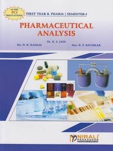 PHARMACEUTICAL ANALYSIS - First Year BPharm - Semester 1 (PCI)