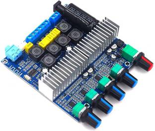 InkOcean TPA3116 2*50W+100W Bluetooth HIFI Power Subwoofer Amplifier Board 2.1 Channel TPA3116D2 Audio Stereo equalizer Amp Sound Recorder and Sound Circuit Electronic Hobby Kit