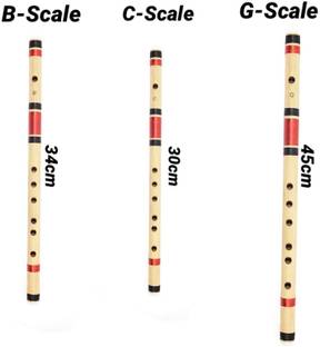 Blue Panther B-Scale, C-Scale, G-Scale Bamboo Flute