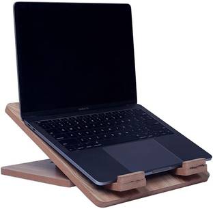 LICHEE Portable Ultra Slim Craft Wooden Laminate Handmade Laptop Stand with Adjustable Height , Laptop...