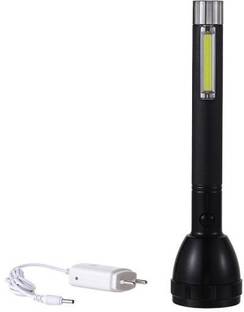 DP.LED 2080 SUPER ULTRA HIGH POWER LED RECHARGEABLE TORCH Torch Emergency Light(5W+3W) Torch METAL Torch Capacity: 2400mAh Torch (BLACK : Rechargeable) Torch