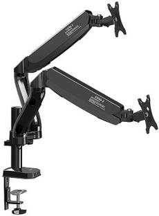 Gadget-Wagon 17 - 32 " Mounts Gas Strut Dual Desktop TV / Monitors Full Motion TV Mount