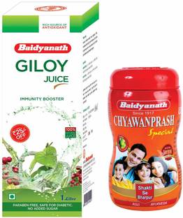 Baidyanath Giloy juice 1L & Chyawanprash Special 500gm (Combo Pack)