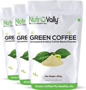 NutroVally Green Coffee Powder for Weight Loss/Fat Burner Instant Coffee