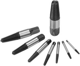 uptodateprouducts 8pcs Screw Extractor Set Damaged Nut Screw Extractor Bolt Stud Remover Tool Kit Screw Extractor Set