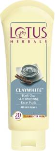 LOTUS HERBALS Clay White Black Clay Skin Whitening Face Pack