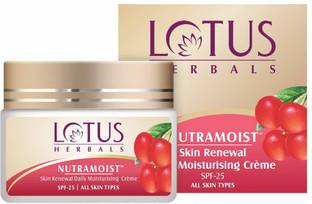 LOTUS Herbals SPF 25 Nutramoist Skin Renewal Daily Moisturising Creme