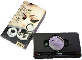 maliao GEL KAJAL EYELINER CAKE 24H 2IN1