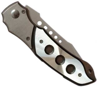 NSV Folding Push Button Lock Knife For Hiking , Camping , Travelling With Torch Knife, Pocket Knife, Survival Knife