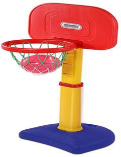 baybee Basketball for Kids/Outdoor & Indoor Games for Kids/Adjustable Basketball Set 703 Toys with Ball/Multicolor Toys Kids Basket Ball for Babies Basketball Basketball