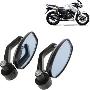 DvineAutoFashionZ Manual Rear View Mirror For TVS Universal For Bike