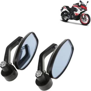DvineAutoFashionZ Manual Rear View Mirror For Bajaj Universal For Bike