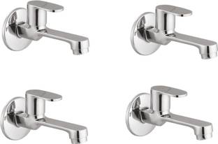 Prestige Ocean Long Body-Pack Of 4 Chrome Silver platet Tap Faucet Bib Cock Angle Cock Pillar Tap Bathroom Tap Angle Cock Faucet Bib Tap Faucet
