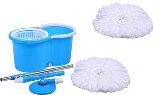 Rerant Small wheel bucket with water drainer Mop Set