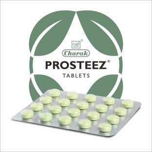 CHARAK Prosteez Tablets-Supports Prostate Health and Functions (12 Strips) (20 Tablets X 12 Strips)