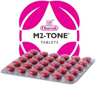 CHARAK M2-Tone Tablets - Restore Hormonal Balance, Relieve abdominal pain and weakness (20 Strips) (30 Tablets X 20 Strips)