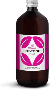 CHARAK M2 Tone Syrup - Helps to reduce pain and abdominal cramps ,Restore emotional balance and reduce stress (Pack of 4)