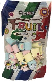 CAPTAIN Fruit Marshmallows (Halal) Three Layer Imported Three Layer Marshmallow